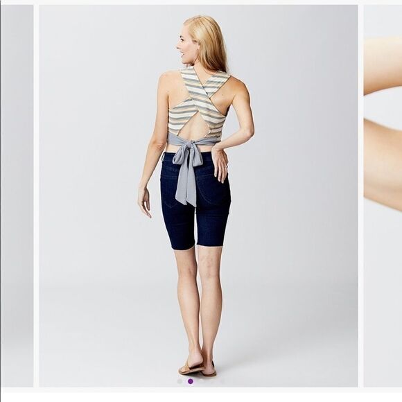 Free People Striped Tank Top Nectar Combo - Picture 6 of 10